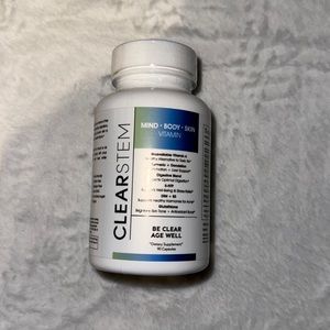 Clear Stem MINDBODYSKIN Acne & Stress Vitamin, 90 Count